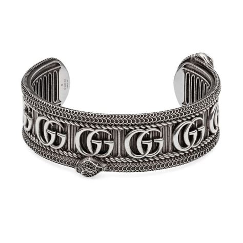 snake bracelet gucci|gucci aged silver bangle bracelet.